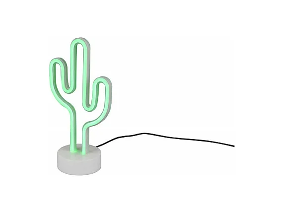 Lampe fun effet néon cactus