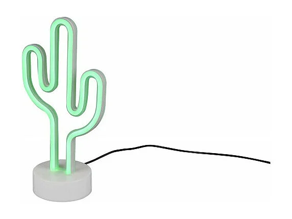 Lampe fun effet néon cactus