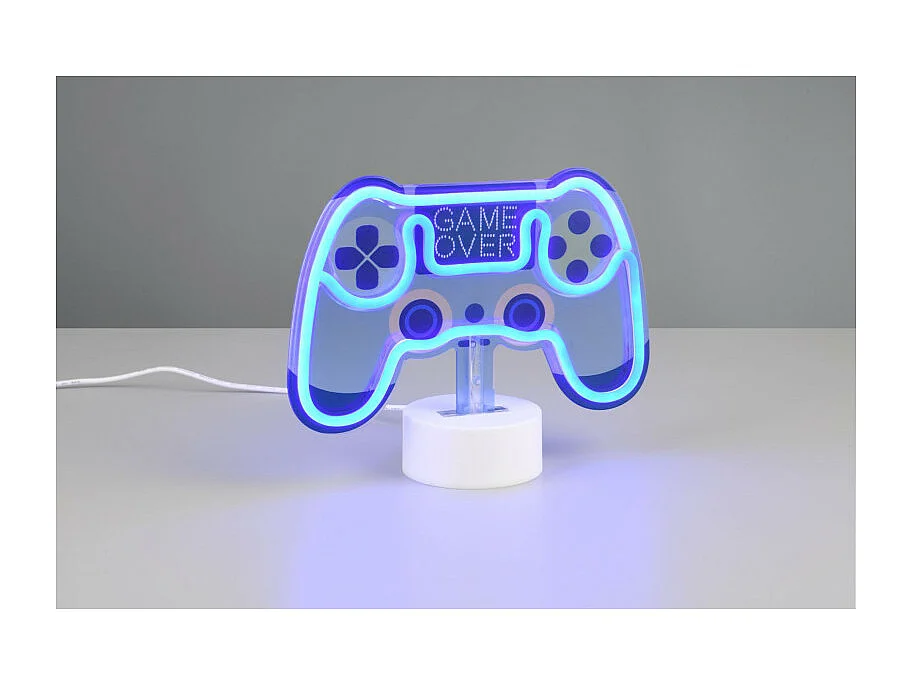 Lampe manette contrôle néon