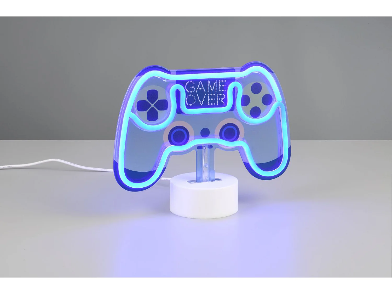 Lampe manette contrôle néon