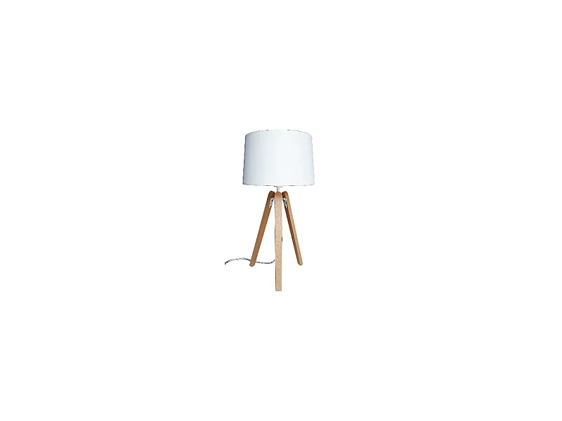 Lampe trépied essence déco