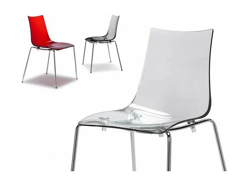 Chaise Zebra antishock 4 pieds métal