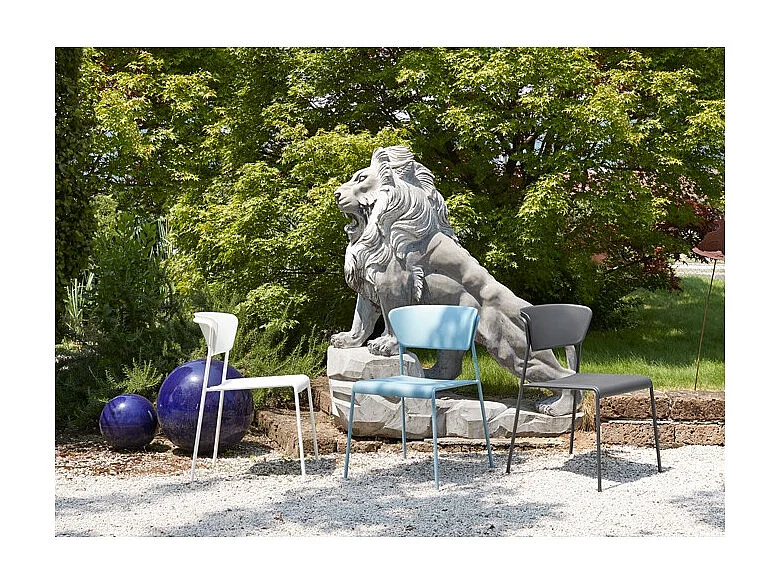 Lot deux chaises outdoor indoor Lisa