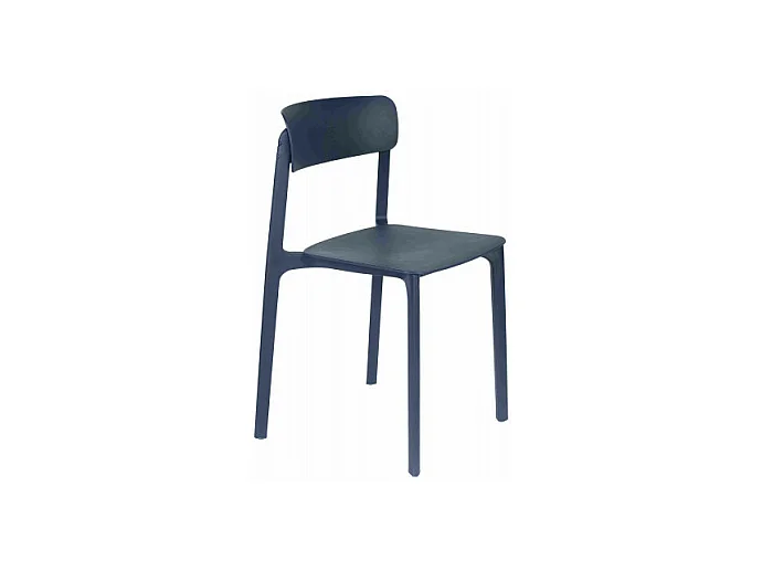 Lot de 4 chaises en polypropylène Clive