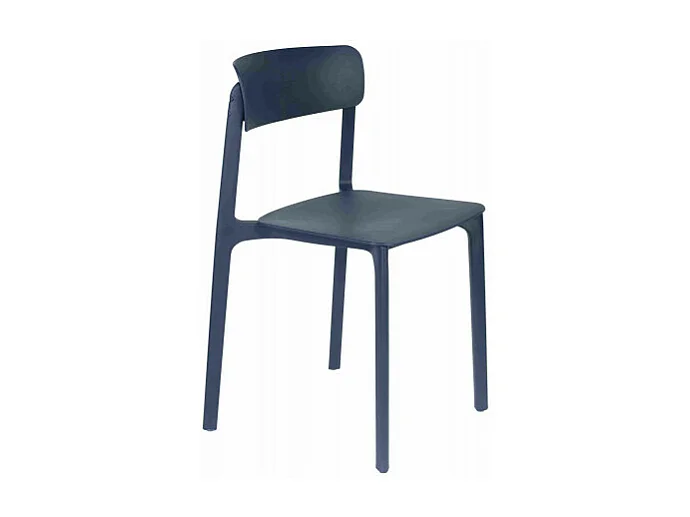 Lot de 4 chaises en polypropylène Clive