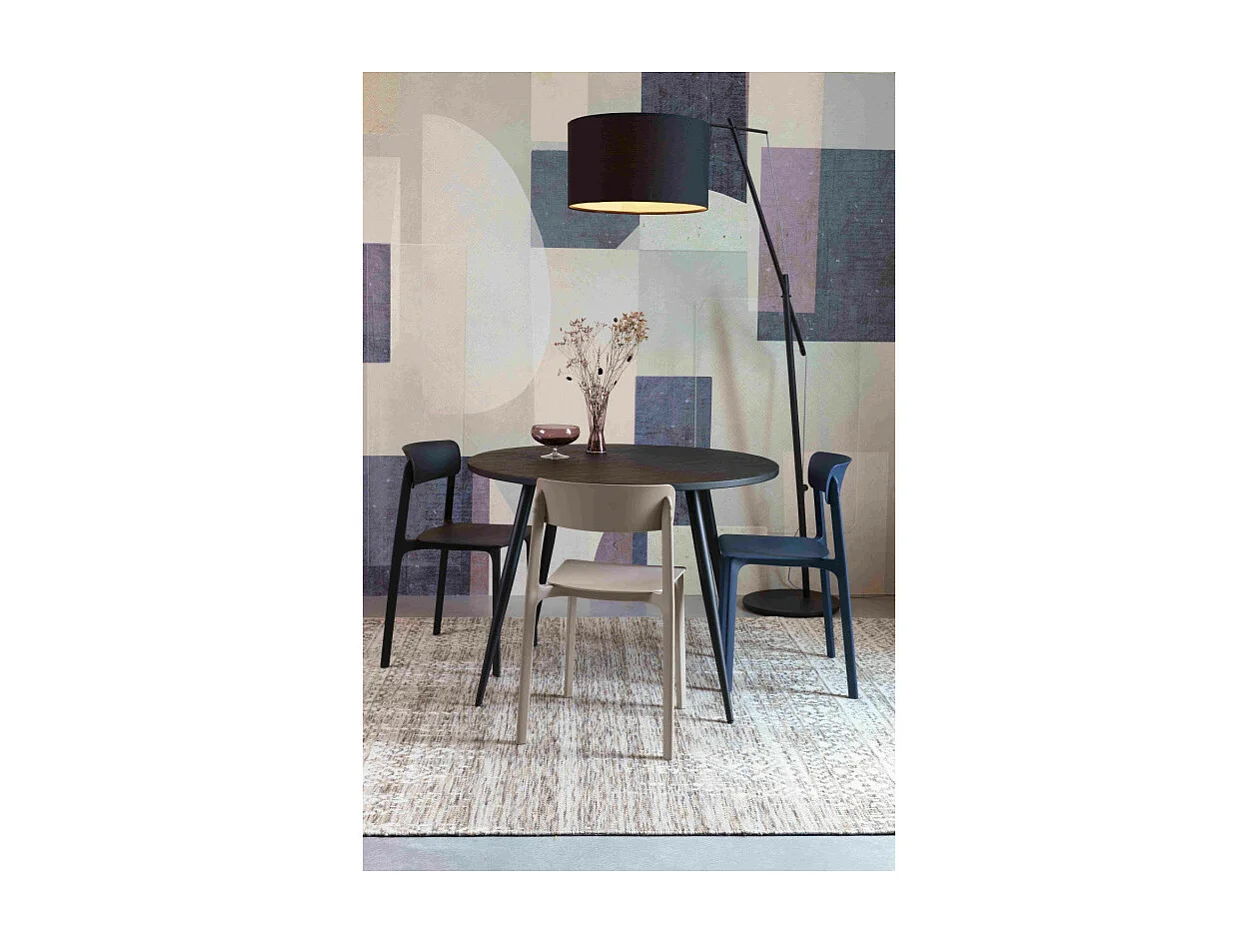 Lot de 4 chaises en polypropylène Clive