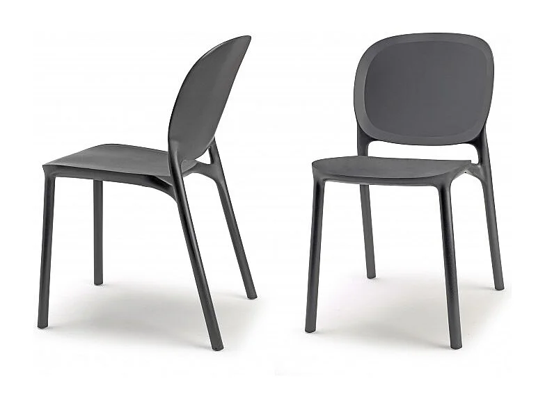 Chaise indoor / outdoor lot de 2 Hug