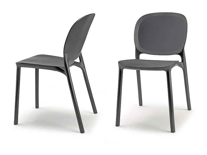 Chaise indoor / outdoor lot de 2 Hug