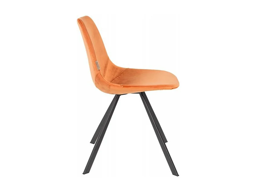 2 chaises Franky en velours - Dutchbone