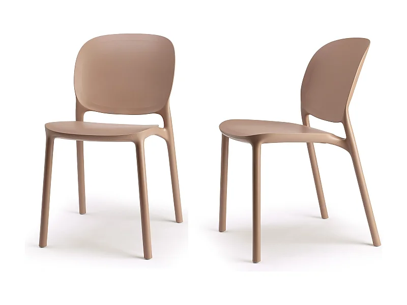 Chaise indoor / outdoor lot de 2 Hug