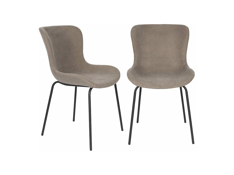 2 chaises design de salle à manger Junzo