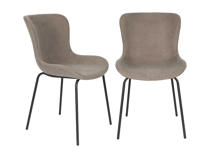 2 chaises design de salle à manger Junzo