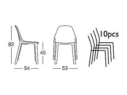 Chaise PIU interieur et exterieur