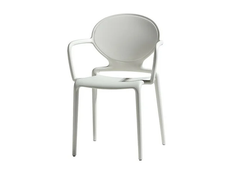 4 Chaises design GIO à accoudoirs - intérieur et extérieur