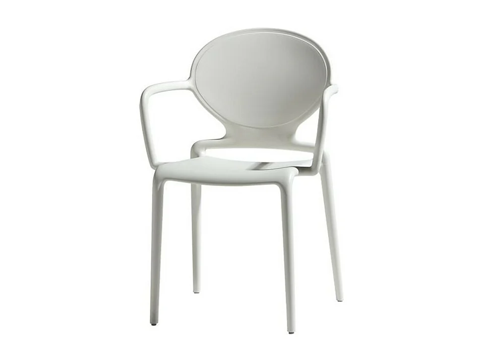 4 Chaises design GIO à accoudoirs - intérieur et extérieur