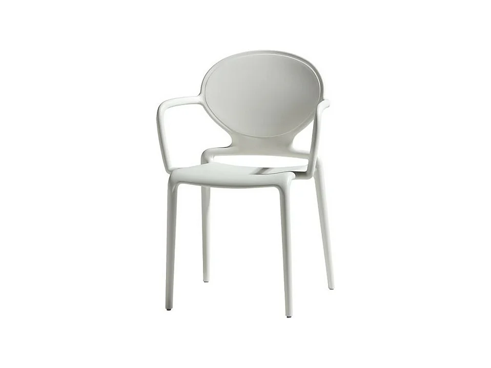 4 Chaises design GIO à accoudoirs - intérieur et extérieur