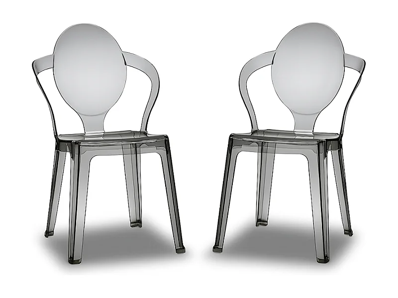 Chaise design - SPOON - lot de deux - deco