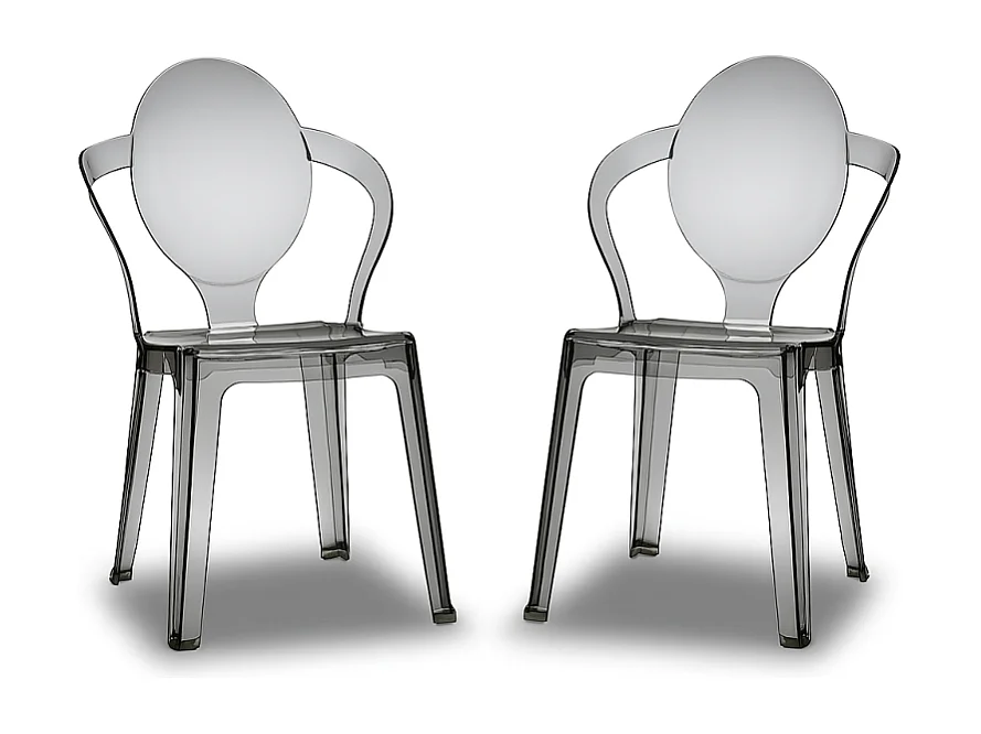 Chaise design - SPOON - lot de deux - deco