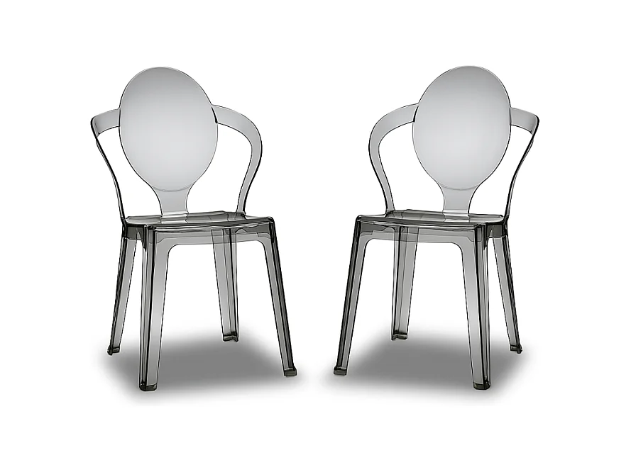 Chaise design - SPOON - lot de deux - deco