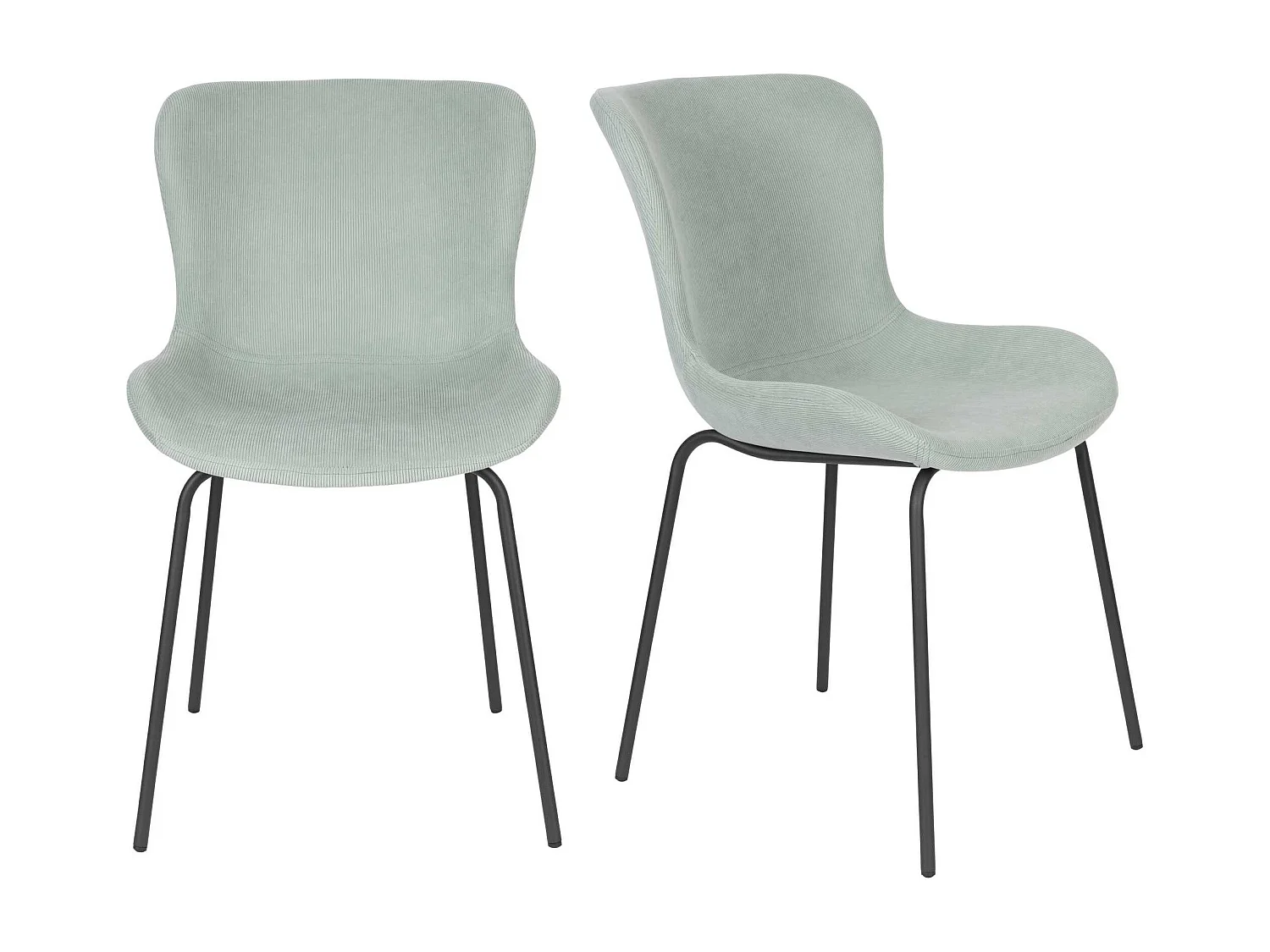 2 chaises design de salle à manger Junzo