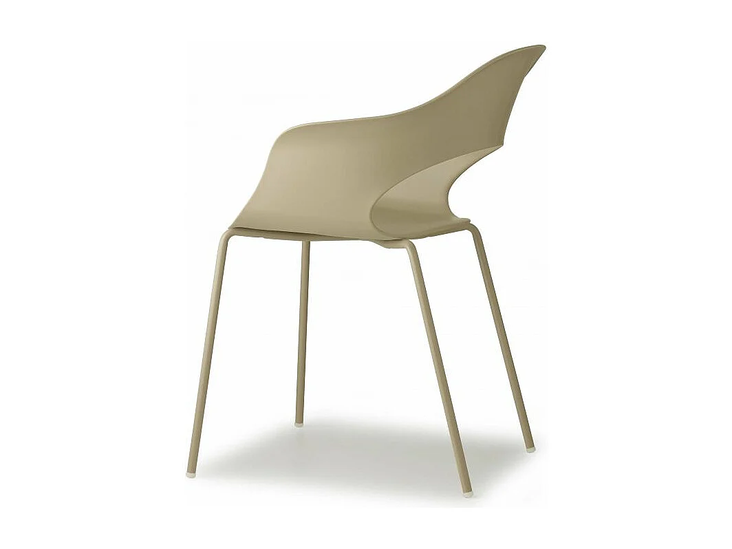 Chaise Lady B en plastique recyclé par Scab design