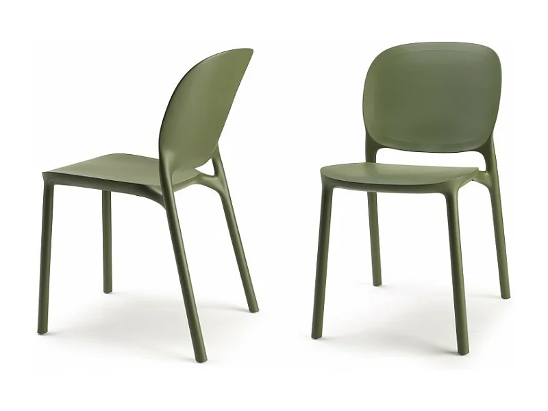 Chaise indoor / outdoor lot de 2 Hug