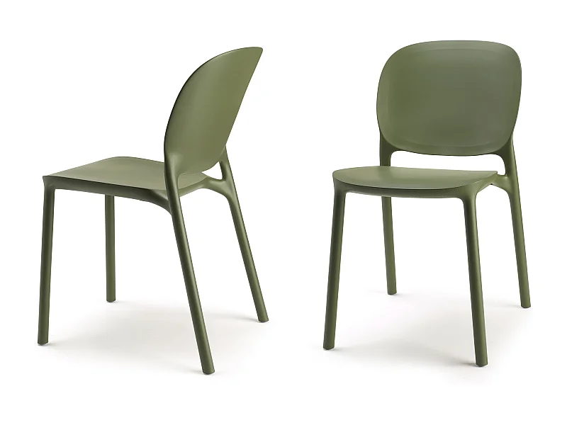 Chaise indoor / outdoor lot de 2 Hug