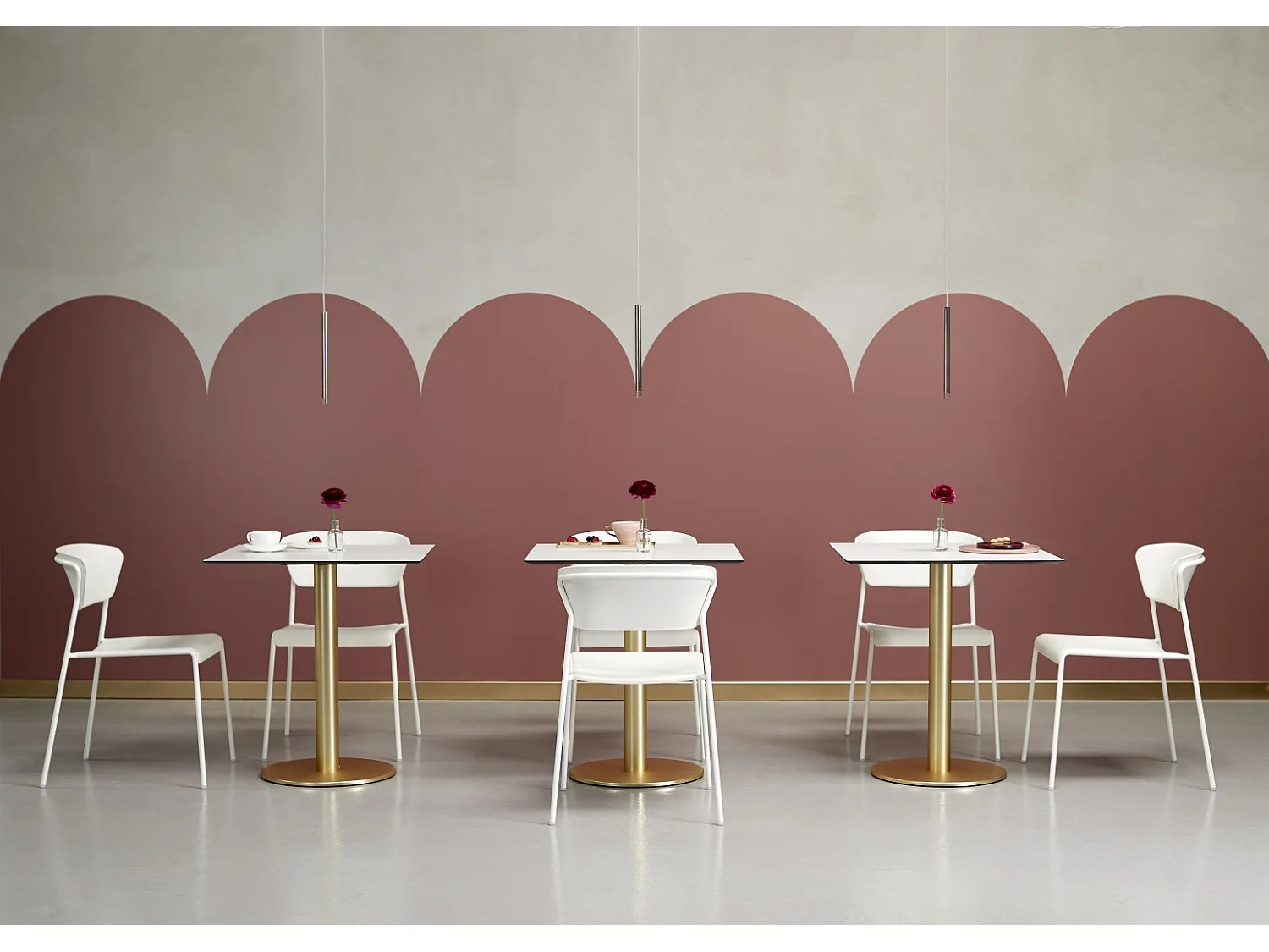 Lot deux chaises outdoor indoor Lisa