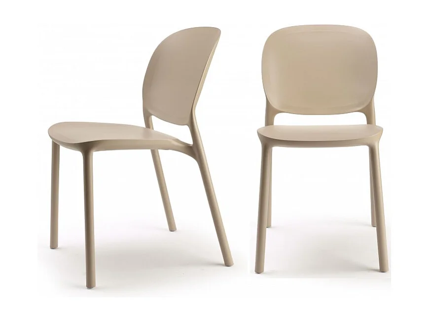 Chaise indoor / outdoor lot de 2 Hug