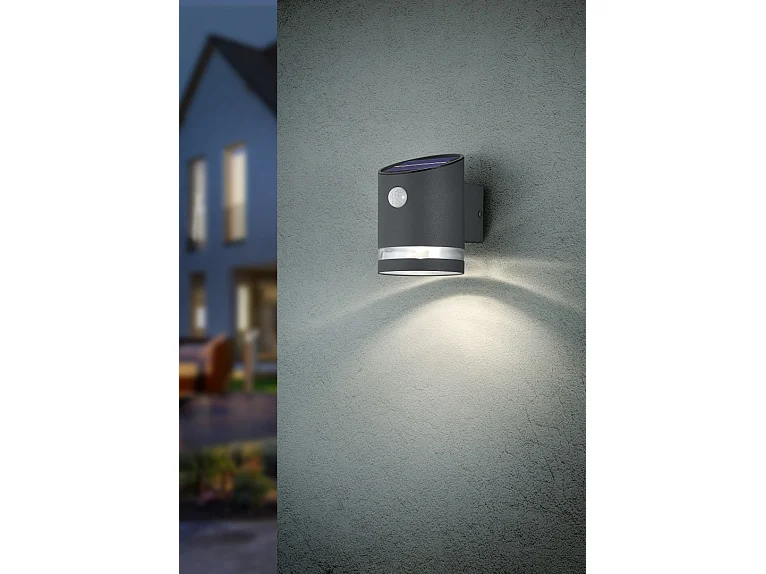 Applique de jardin solaire moderne métal Salta