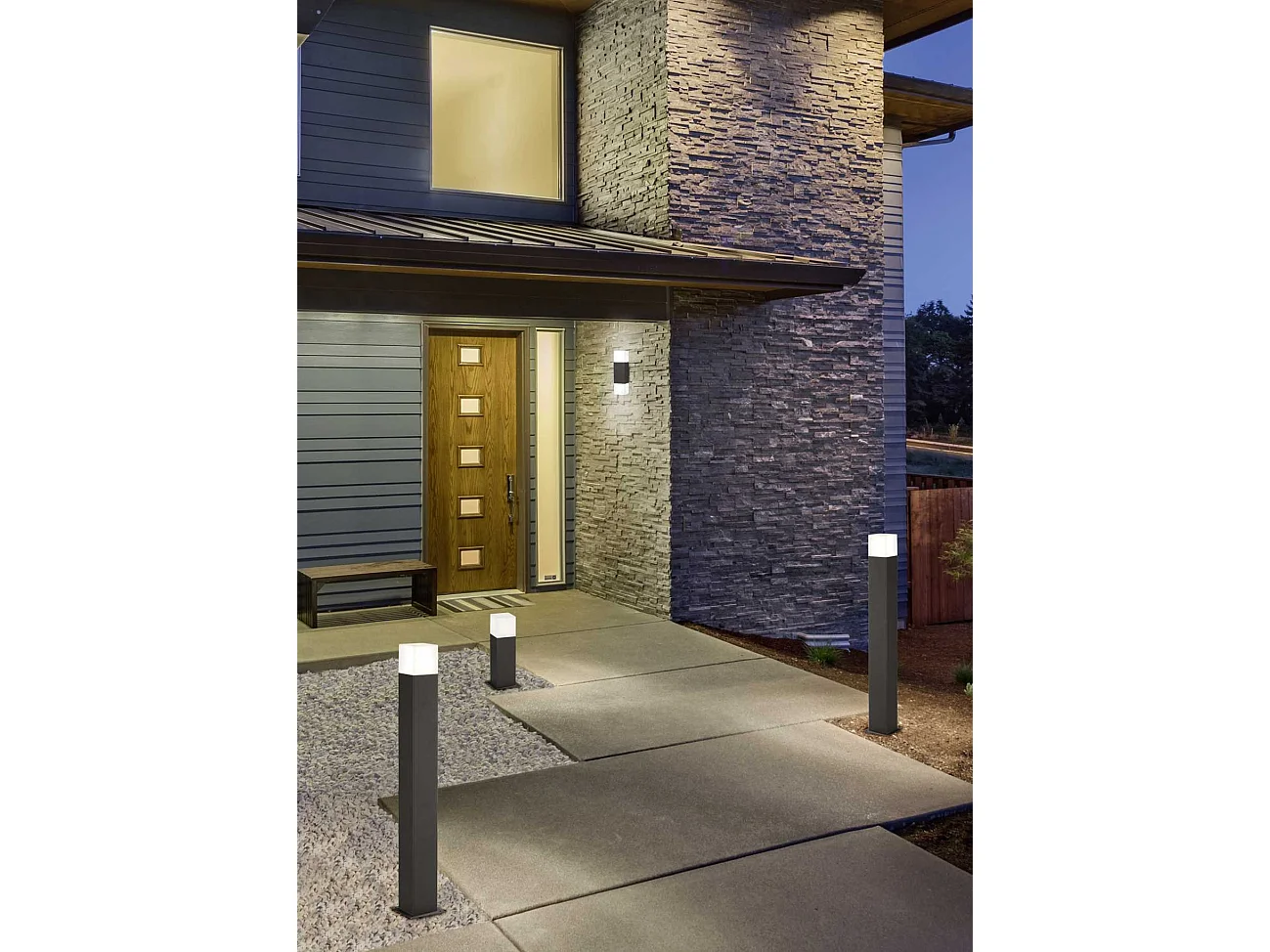 Applique extérieur led Hudson 33 cm