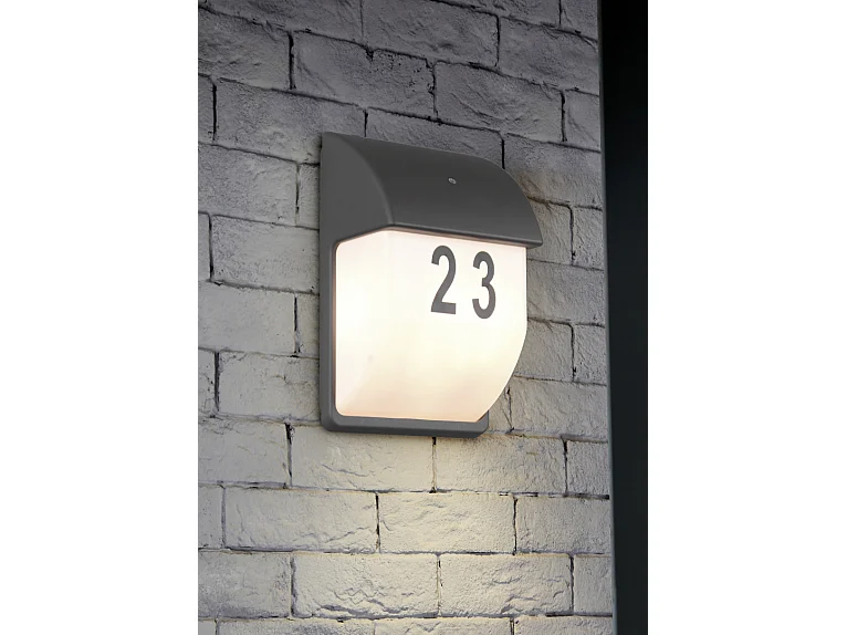 Wandlamp MERSEY - 0x0x27.5 cm - Antraciet