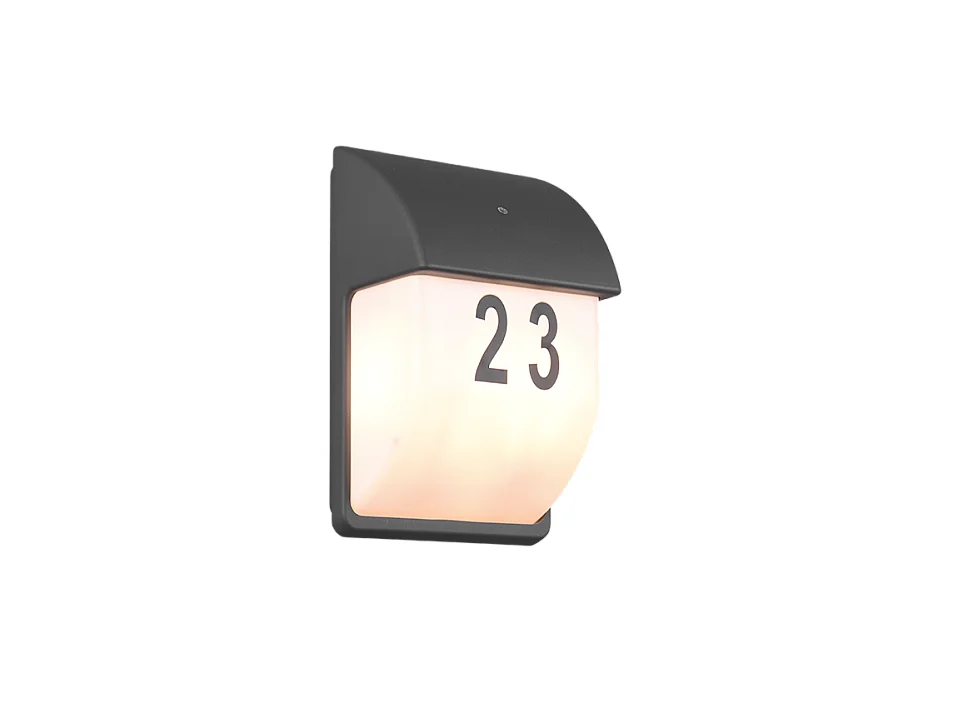 Wandlamp MERSEY - 0x0x27.5 cm - Antraciet