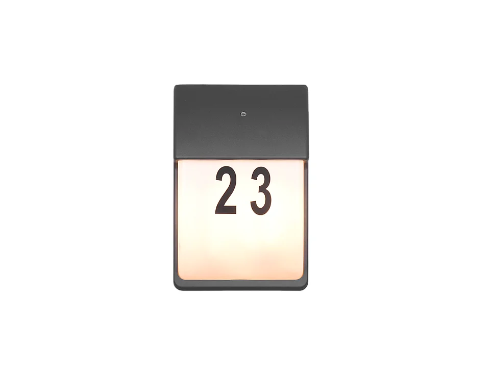 Wandlamp MERSEY - 0x0x27.5 cm - Antraciet