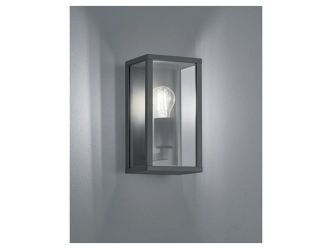 Wandlamp GARONNE - 0x0x26 cm - Antraciet
