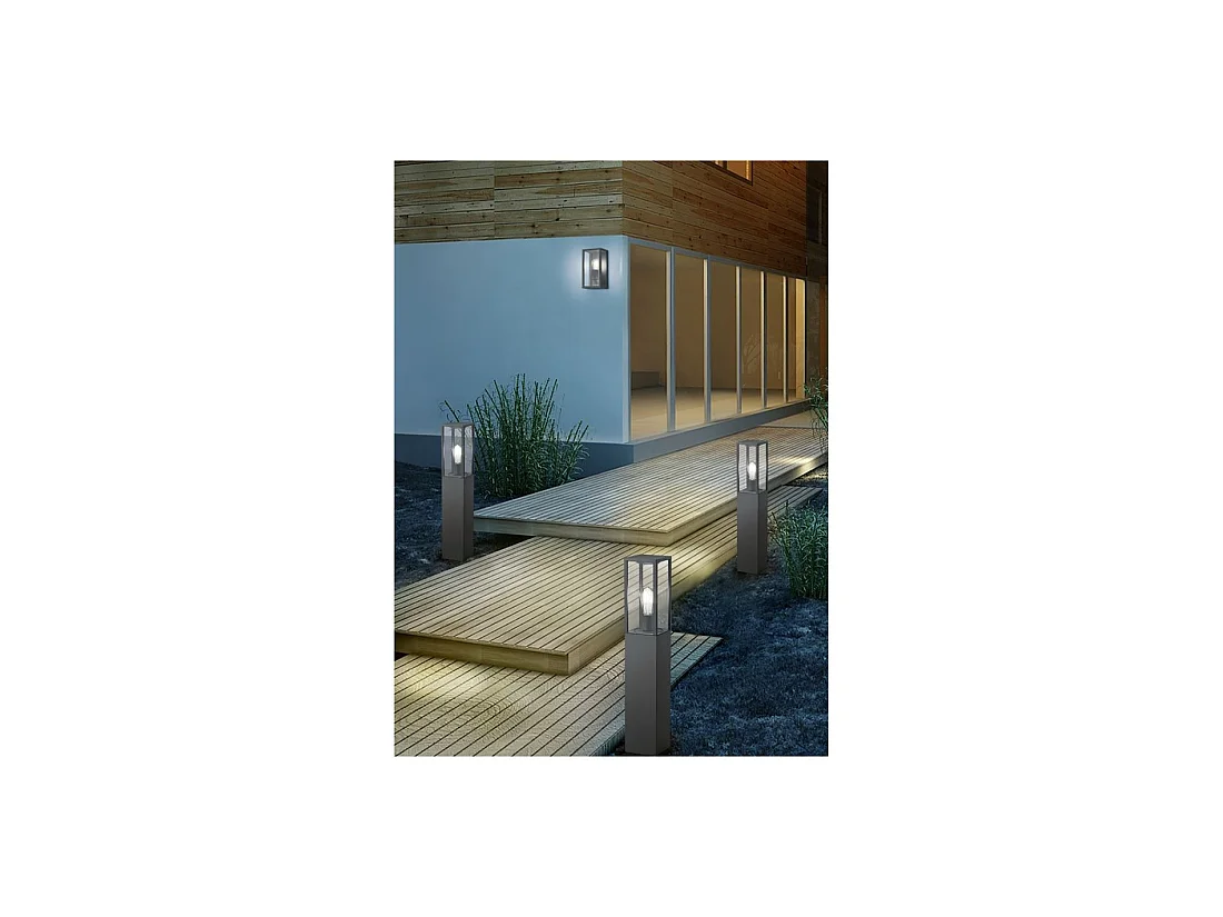 Wandlamp GARONNE - 0x0x26 cm - Antraciet