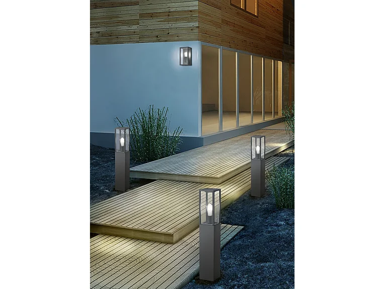 Wandlamp GARONNE - 0x0x26 cm - Antraciet