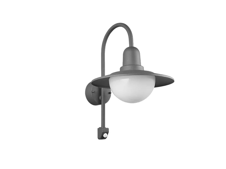 Applique da esterno, alluminio, antracite, 30x45,5x38 cm, Norman