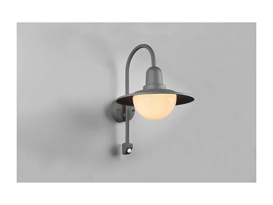 Applique da esterno, alluminio, antracite, 30x45,5x38 cm, Norman