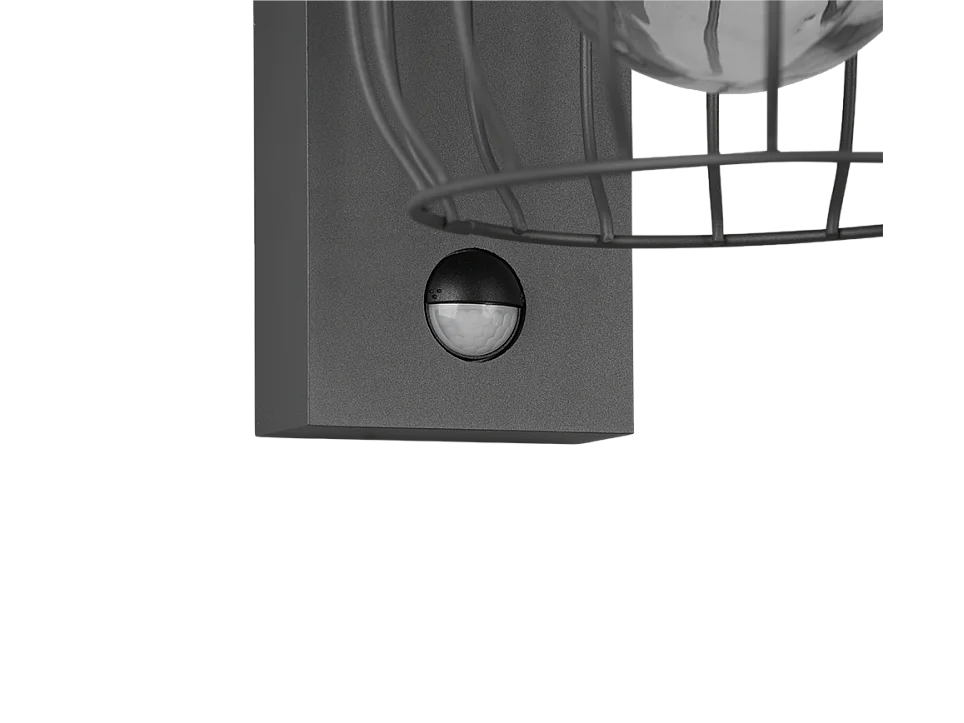 Applique, alluminio, antracite, 16,5x28x23,5 cm, Tuela