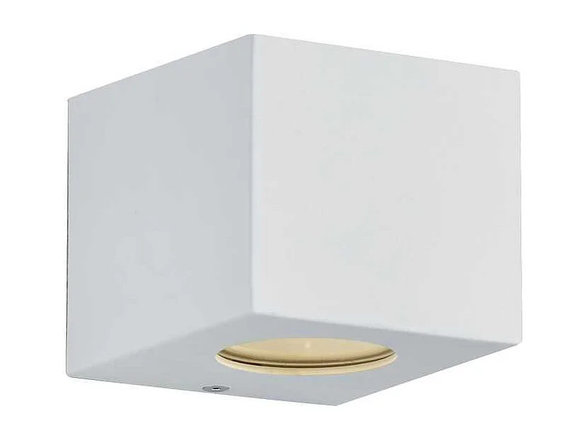 Applique da esterno LED 2 luci, plastica, bianco opaco, 10x9x10,5 cm, Cordoba