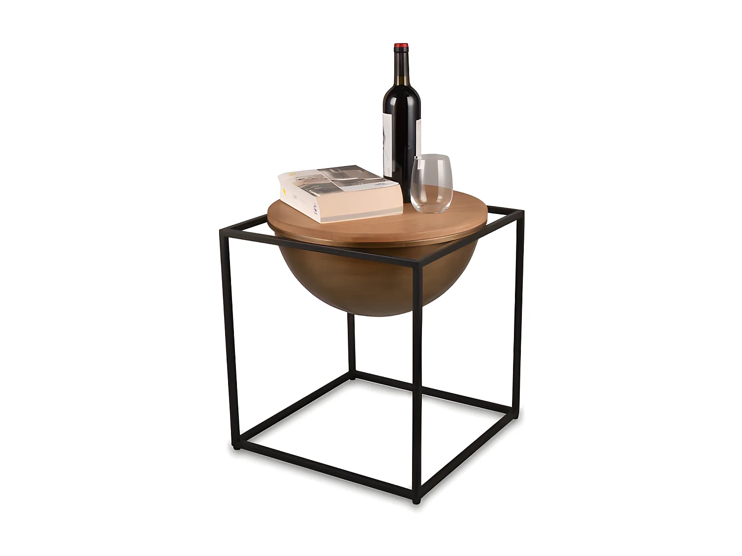 Table basse bois et métal medium Celina