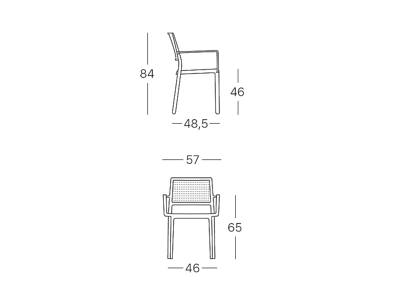 2 fauteuils design EMI pour intérieur ou extérieur - Scab