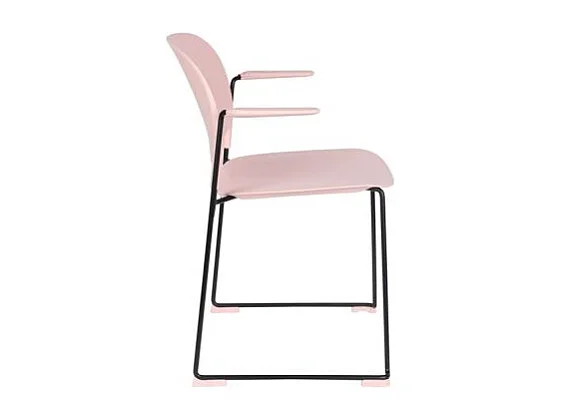 Lot de 4 chaises à accoudoirs stacks - Boite à design