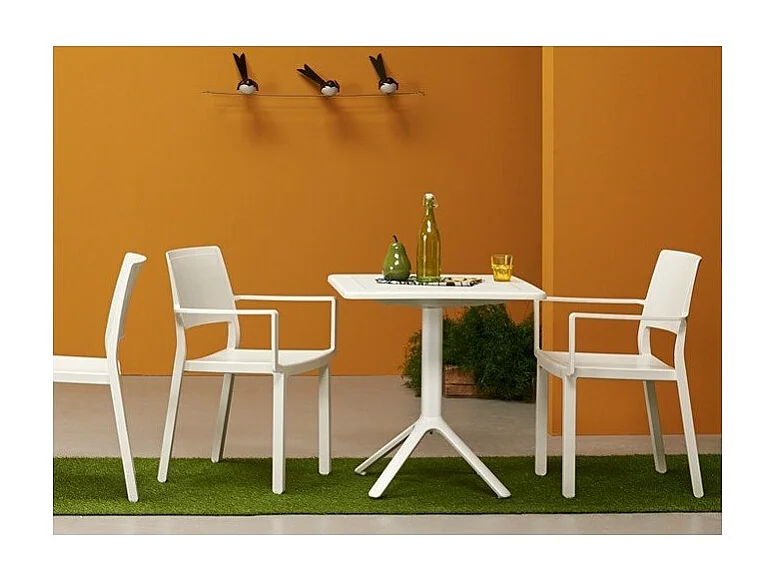 4 Chaises accoudoirs jardin Kate SCAB design