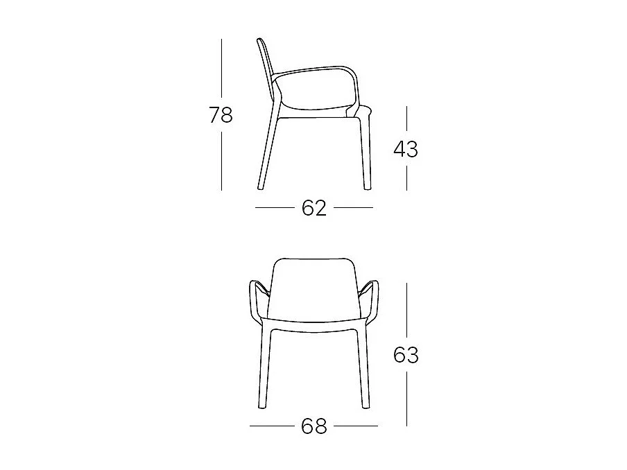 Fauteuil détente Ginevra pour intérieur ou extérieur - Scab