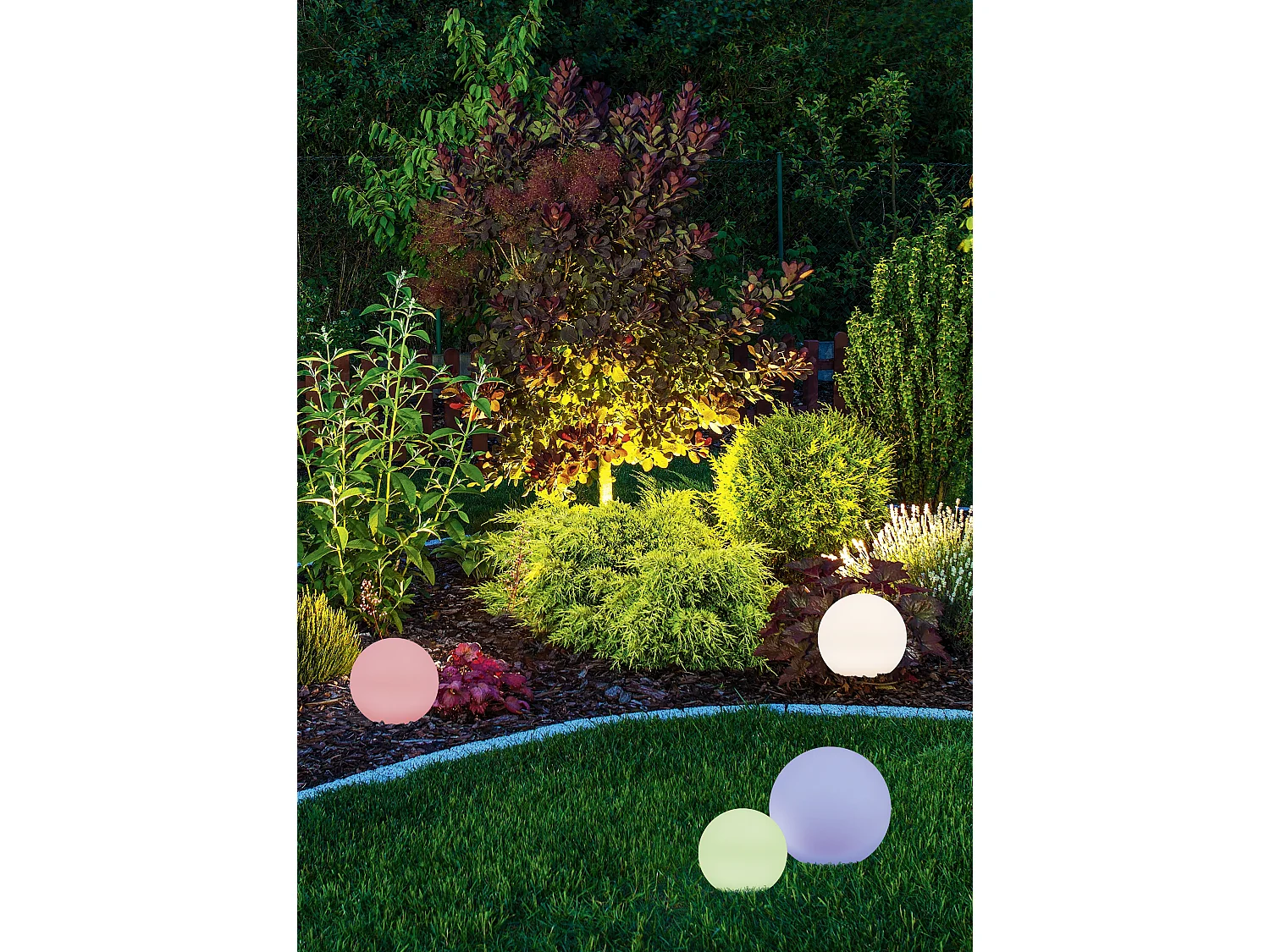 Lampe de table de jardin solaire Melo taille M