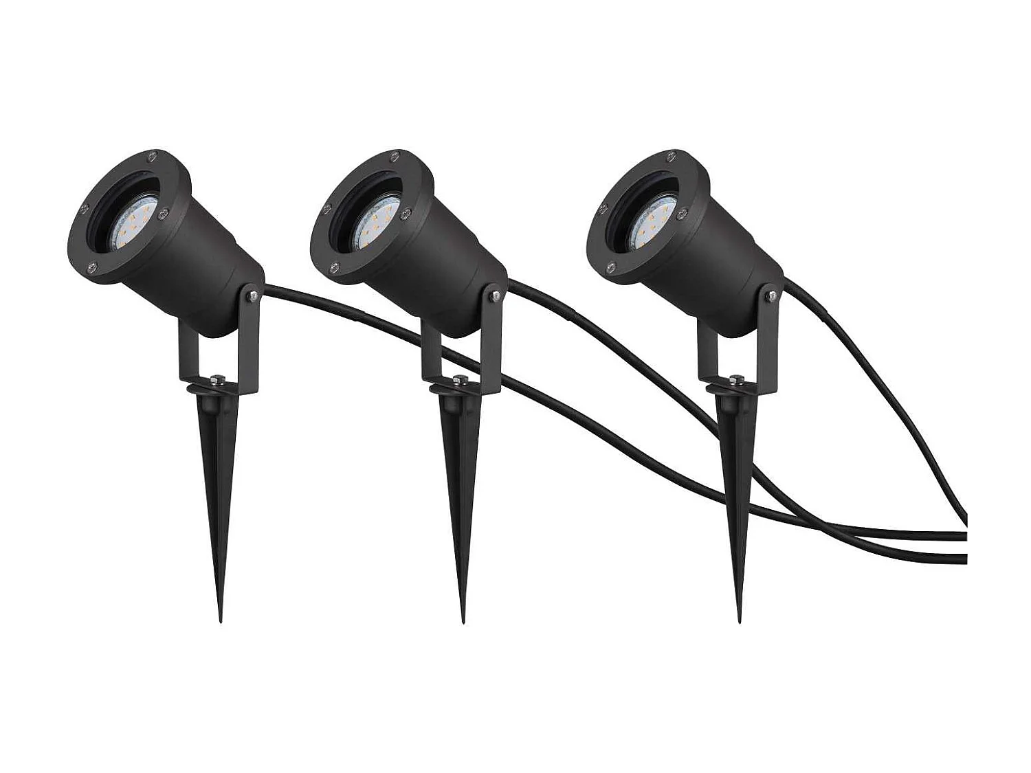 Trois spots GU10 Ubangi