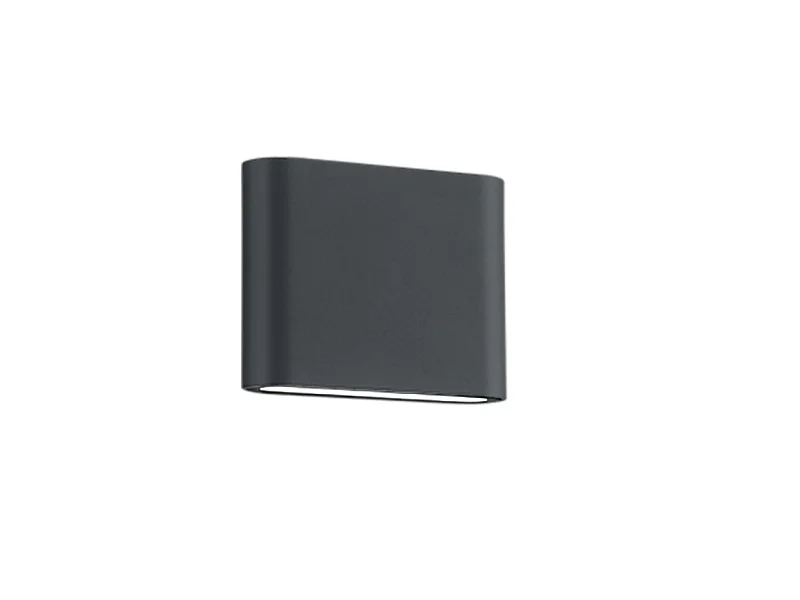 Applique da esterno LED 2 luci, alluminio, antracite, 11,5x9x3 cm, Thames Ii