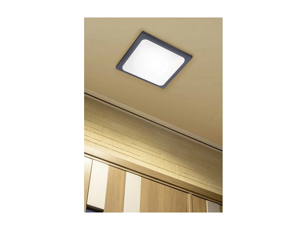 Plafonnier de jardin moderne métal Trave 16W